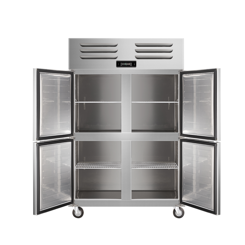 low tepmerature supermarket 4 doors freezer