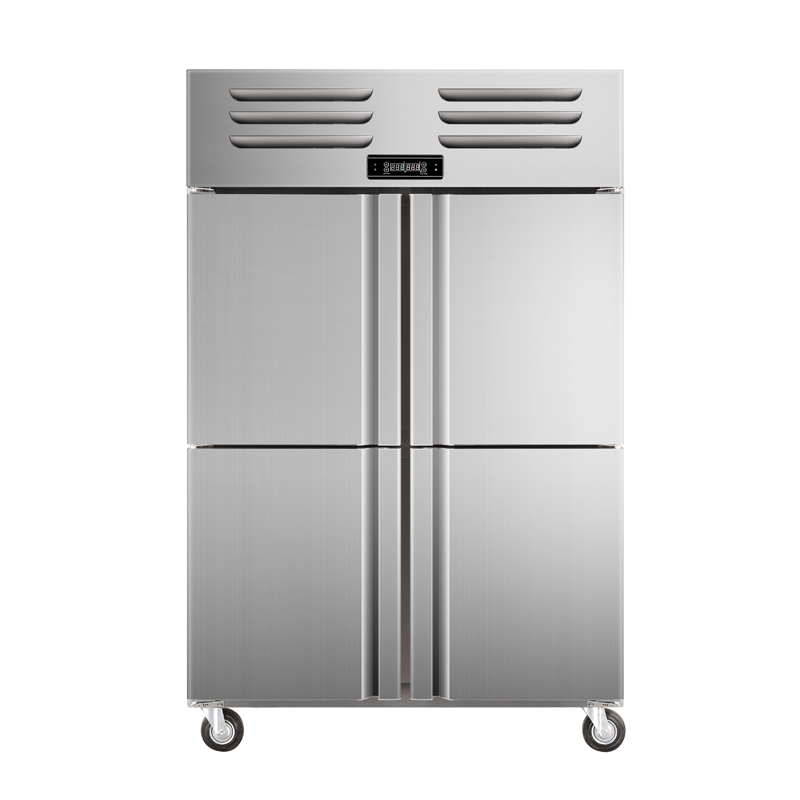 low tepmerature supermarket 4 doors freezer