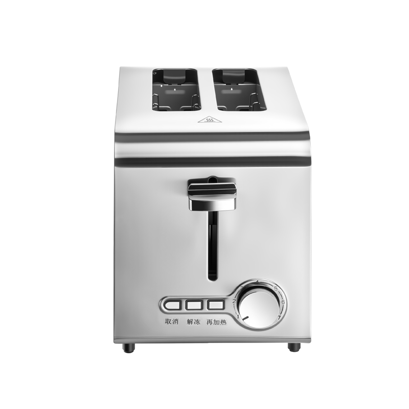 stainless steel 2 slices bread toaster machine
