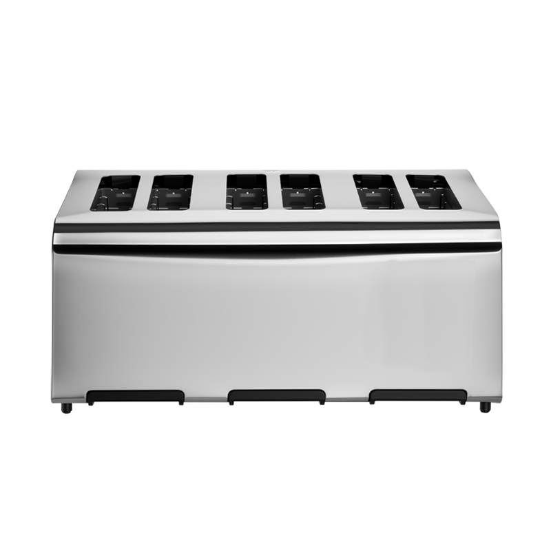 commercial stainless steel 6 slices toaster