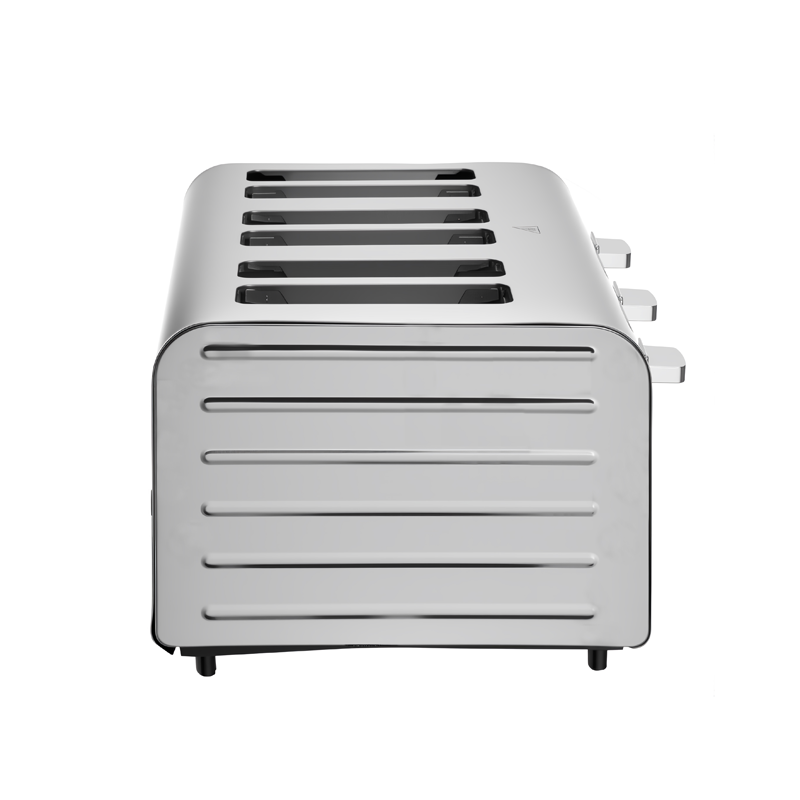 commercial stainless steel 6 slices toaster