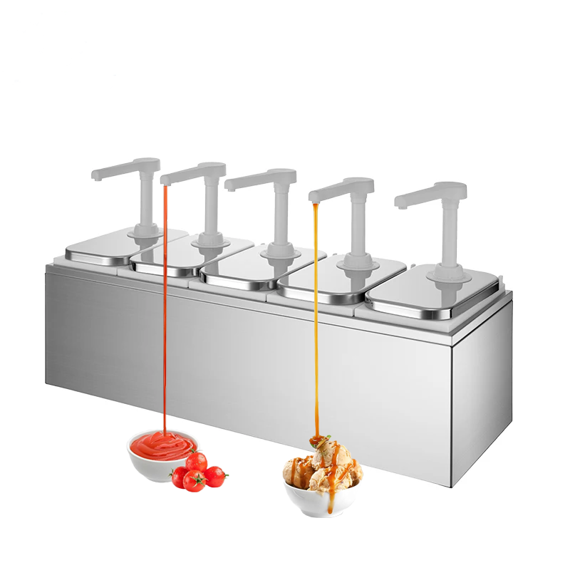 commercial 5 head plastic syrup dispenser pump