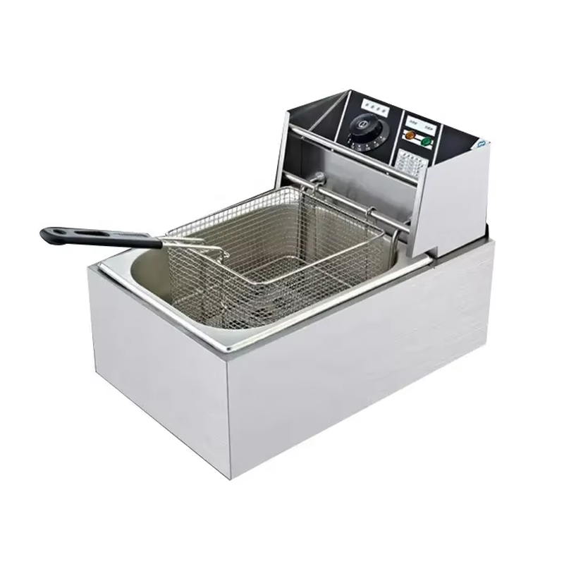 stainless steel commercial electric deep fryer