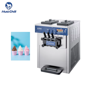 High Quality 3 Flavor Commercial Electric Soft Ice Cream Machine