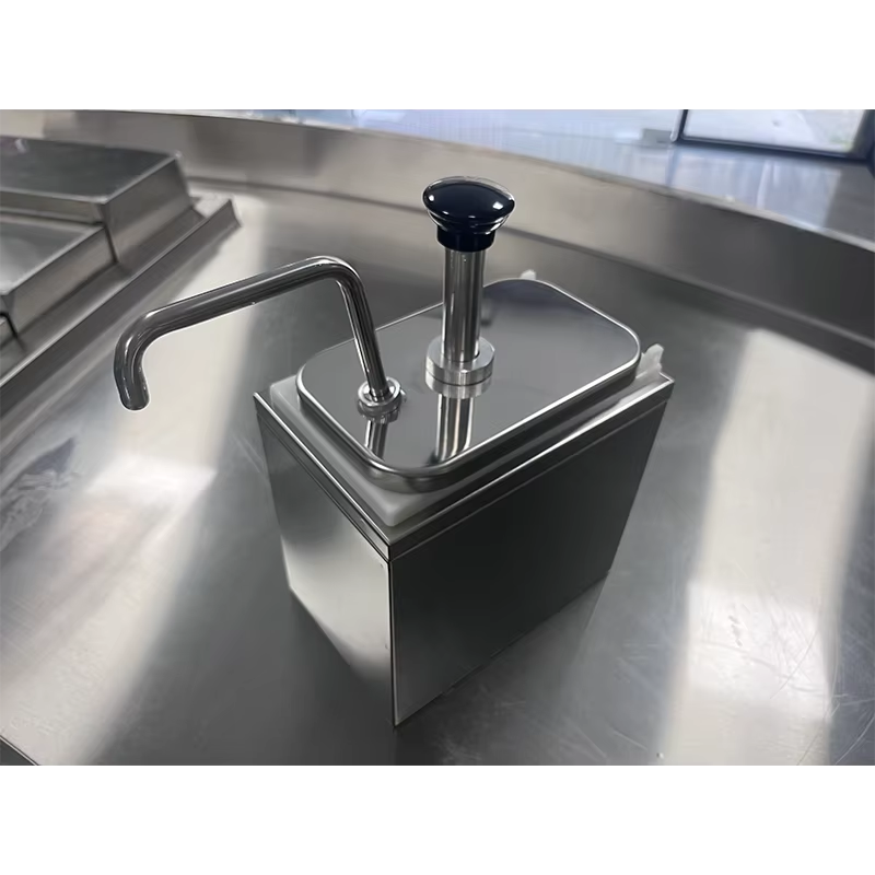 commercial ketchup stainless steel sauce dispenser