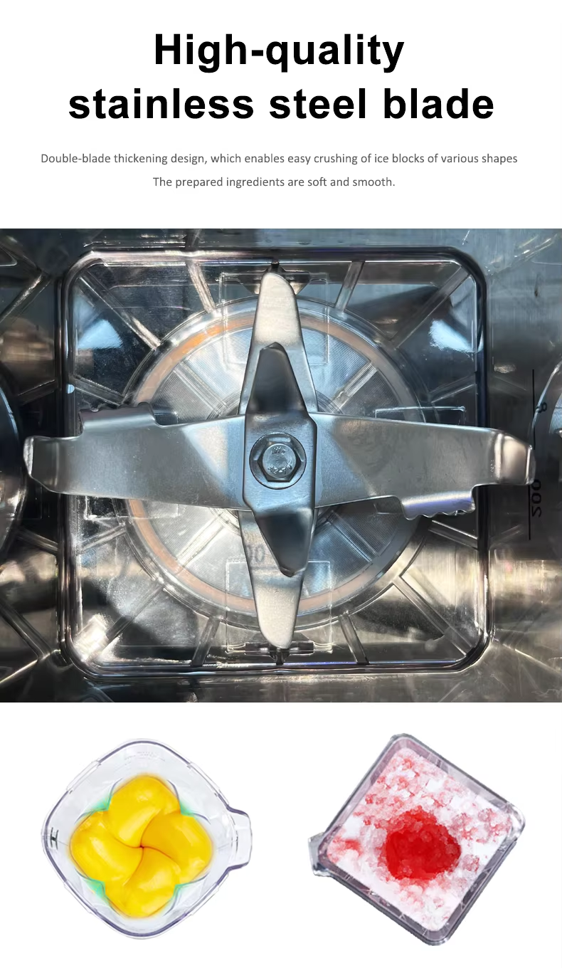 2L big capacity commercial ice crusher with cover
