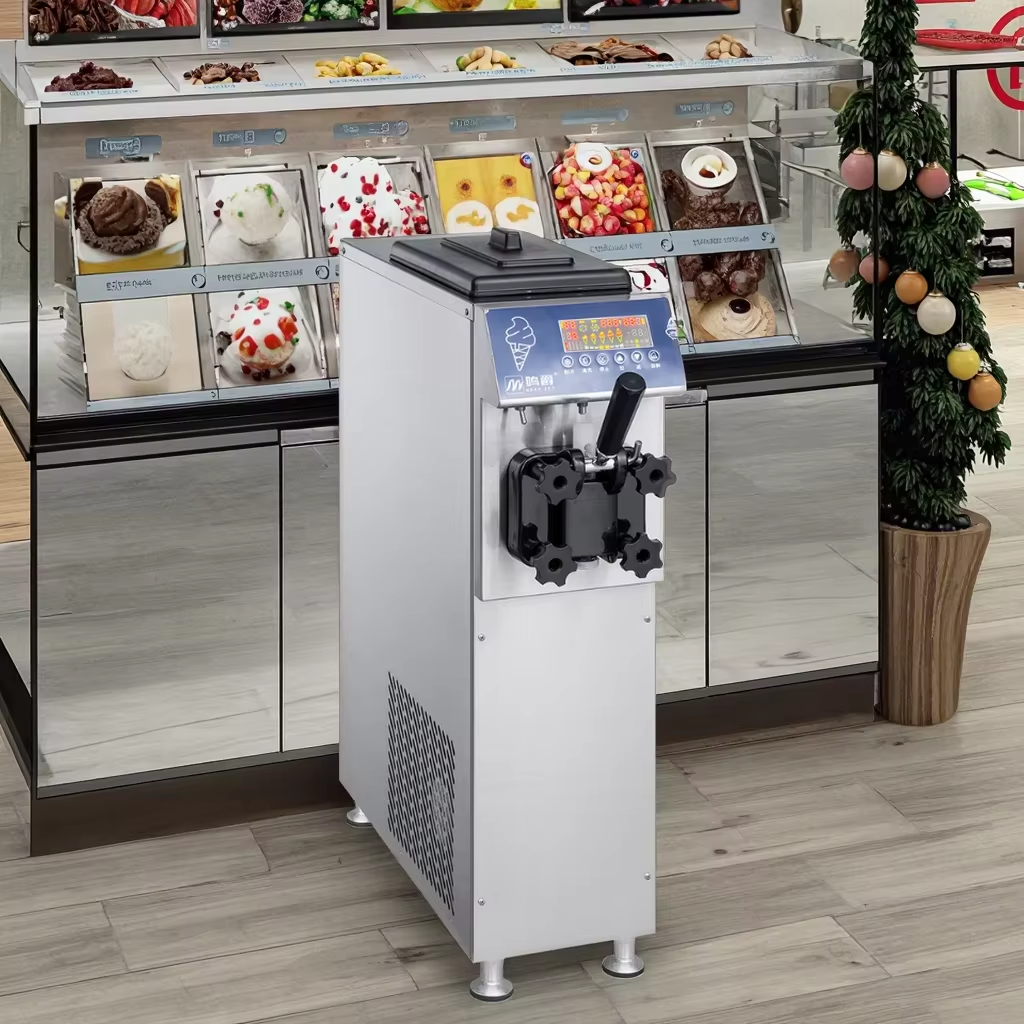 commercial single flavor soft ice cream machine