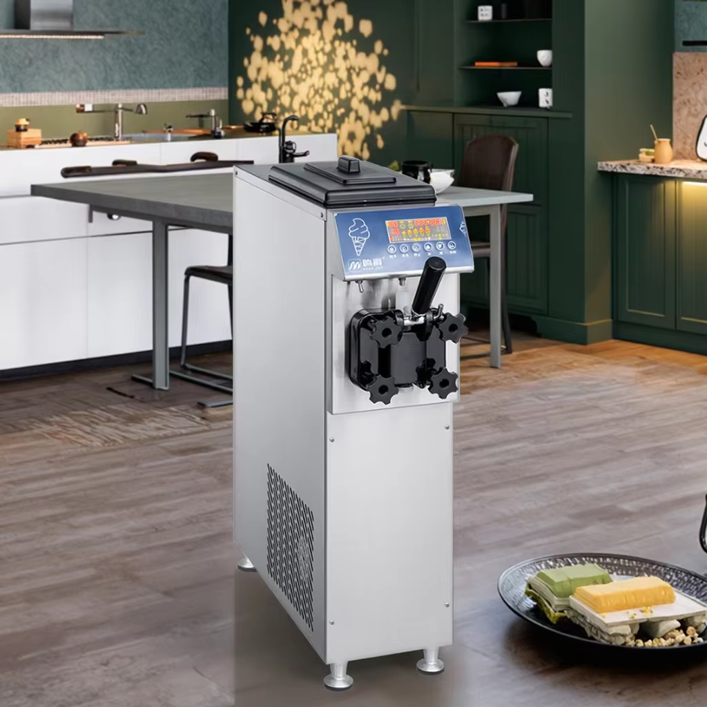 commercial single flavor soft ice cream machine