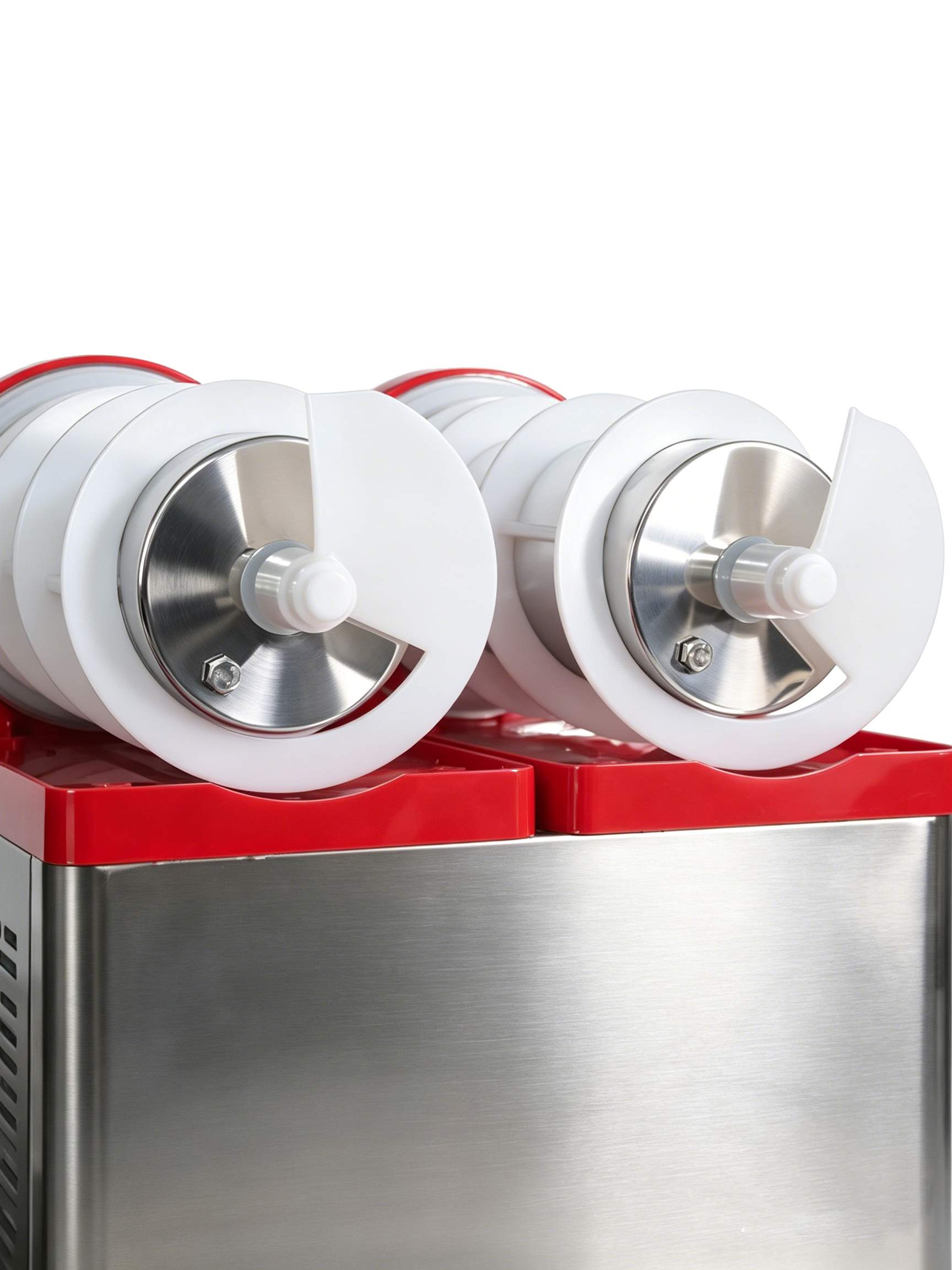 Commercial Dual Tanks Slush Machine | Built-in Blender for Smooth Slushies, Frozen Beverages & Smoothie Making