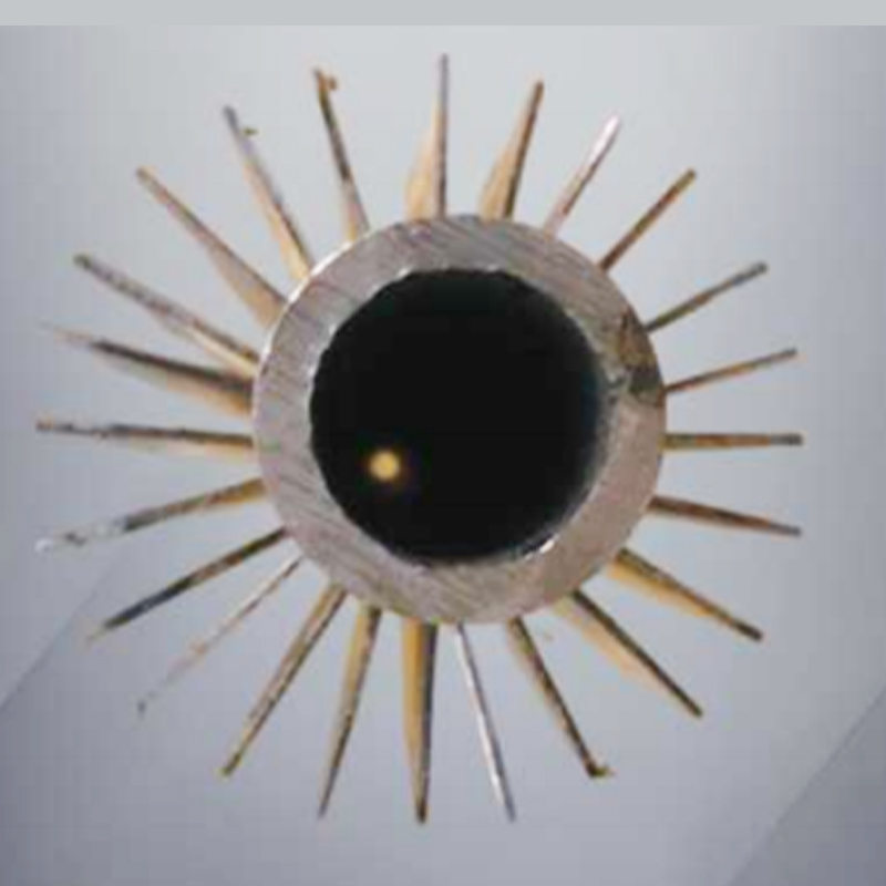 Longitudinal welded finned tube