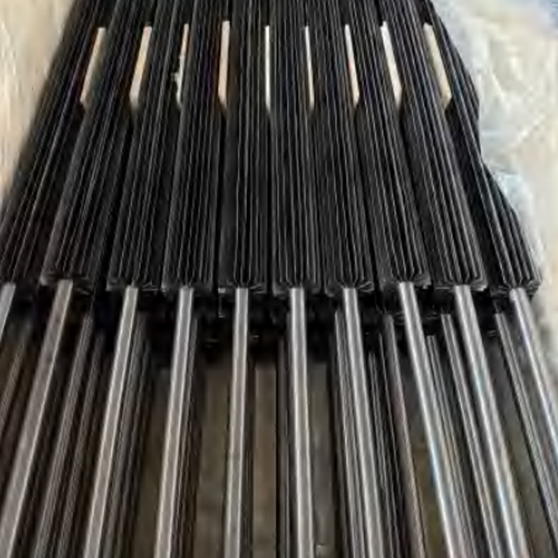 Longitudinal welded finned tube