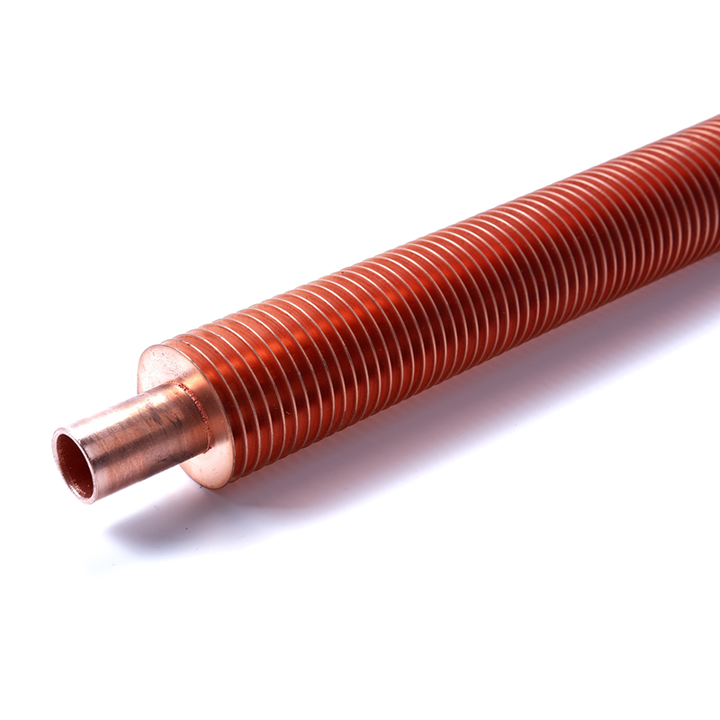 Copper laser welded finned tube