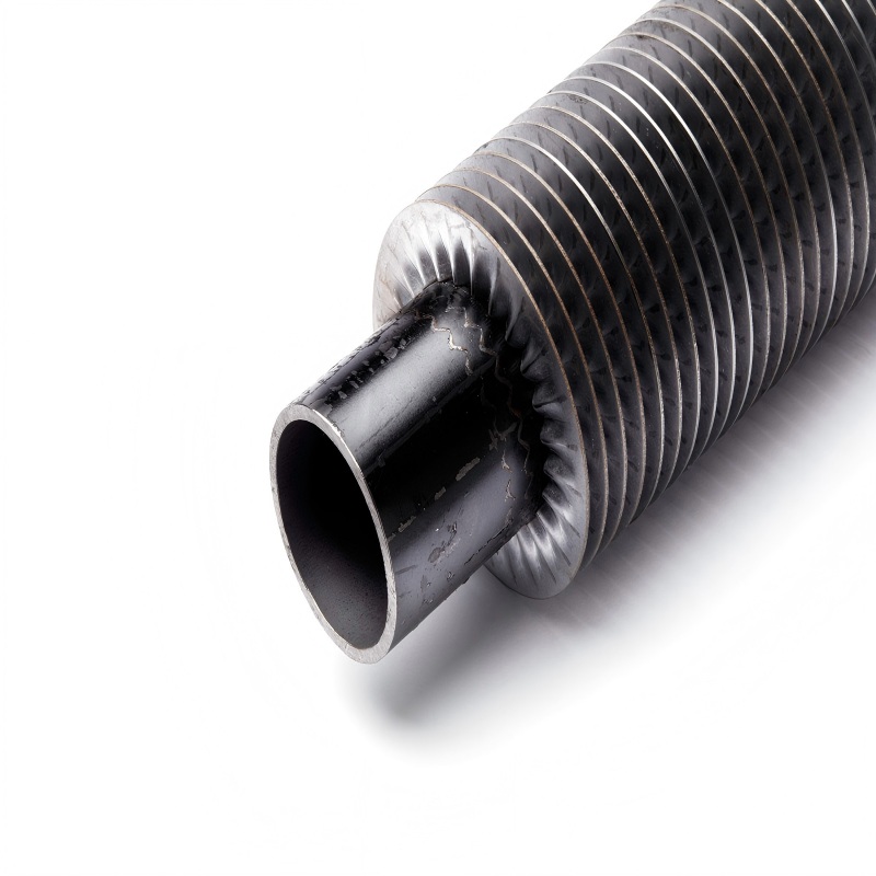 L-footed finned tube