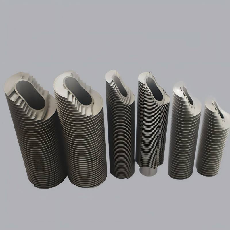 Aluminum laser welded finned tube