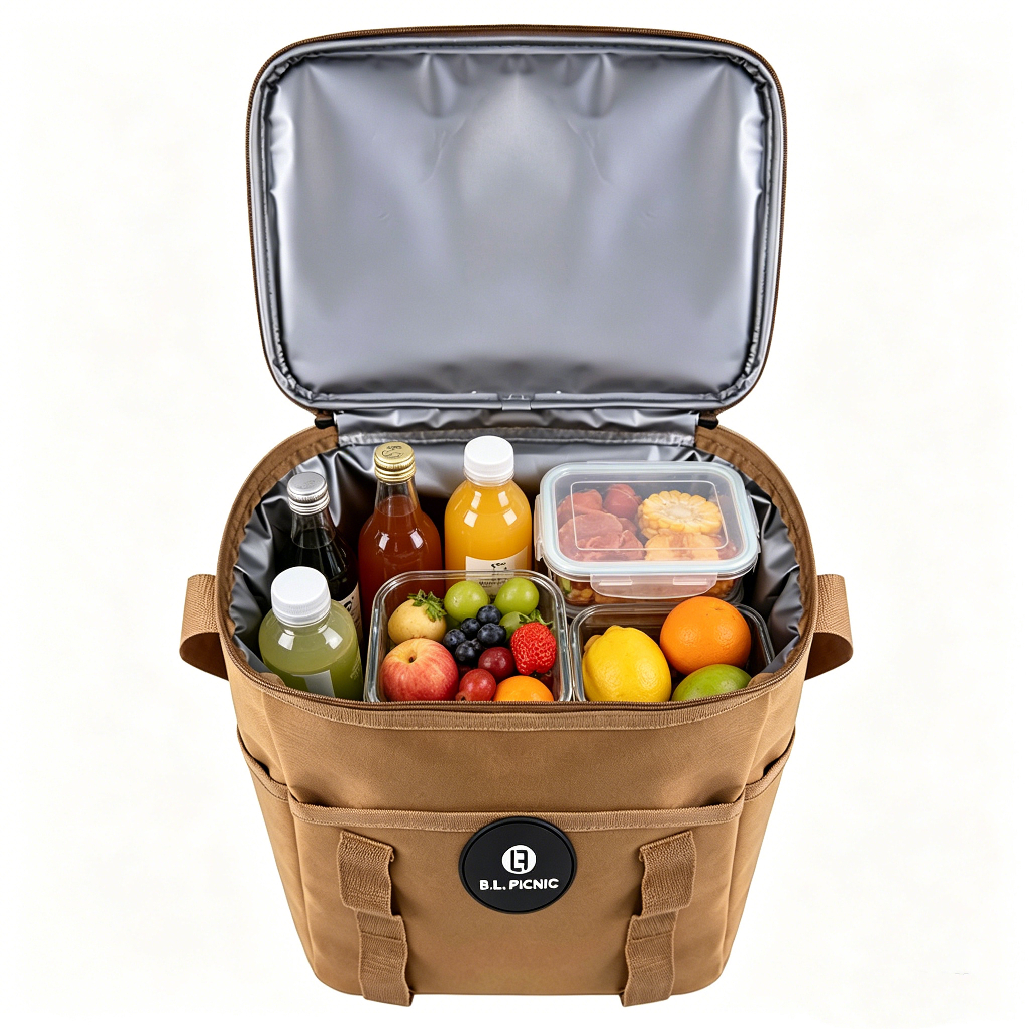 32L Insulated Cooler Bag Portable Leakproof Soft Cooler Tote