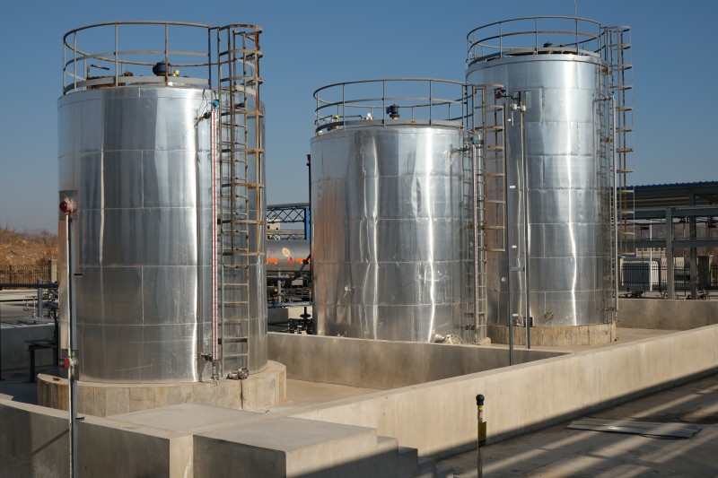 Raw material area