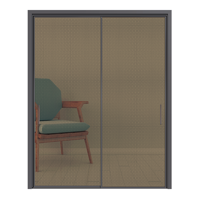 Tempered Glass Aluminum Linkage Door Tempered Glass Aluminum Linkage Door