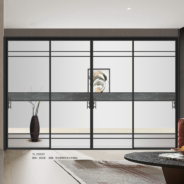 Soundproof Aluminum Linkage Door