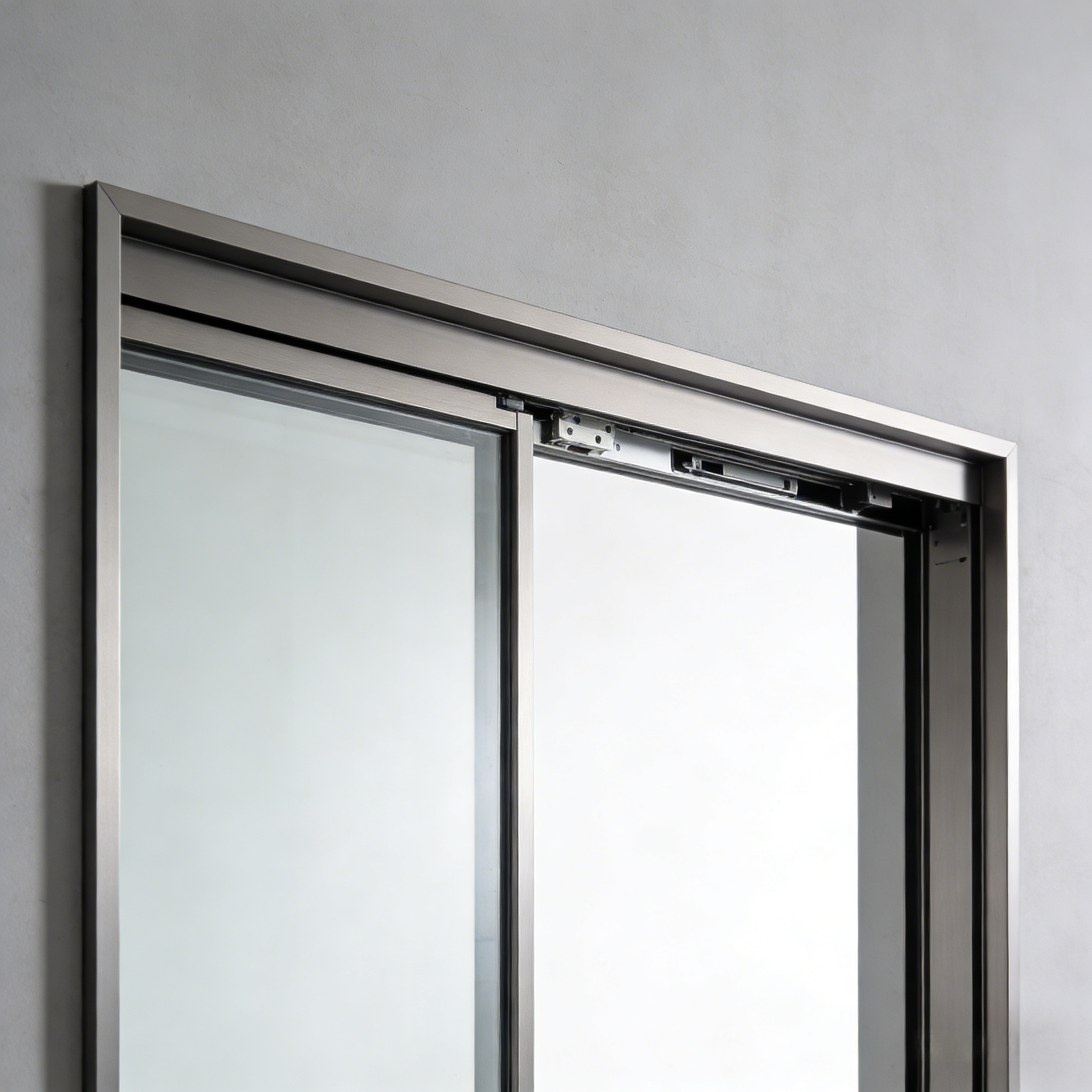 Ultra-thin aluminum alloy pocket door