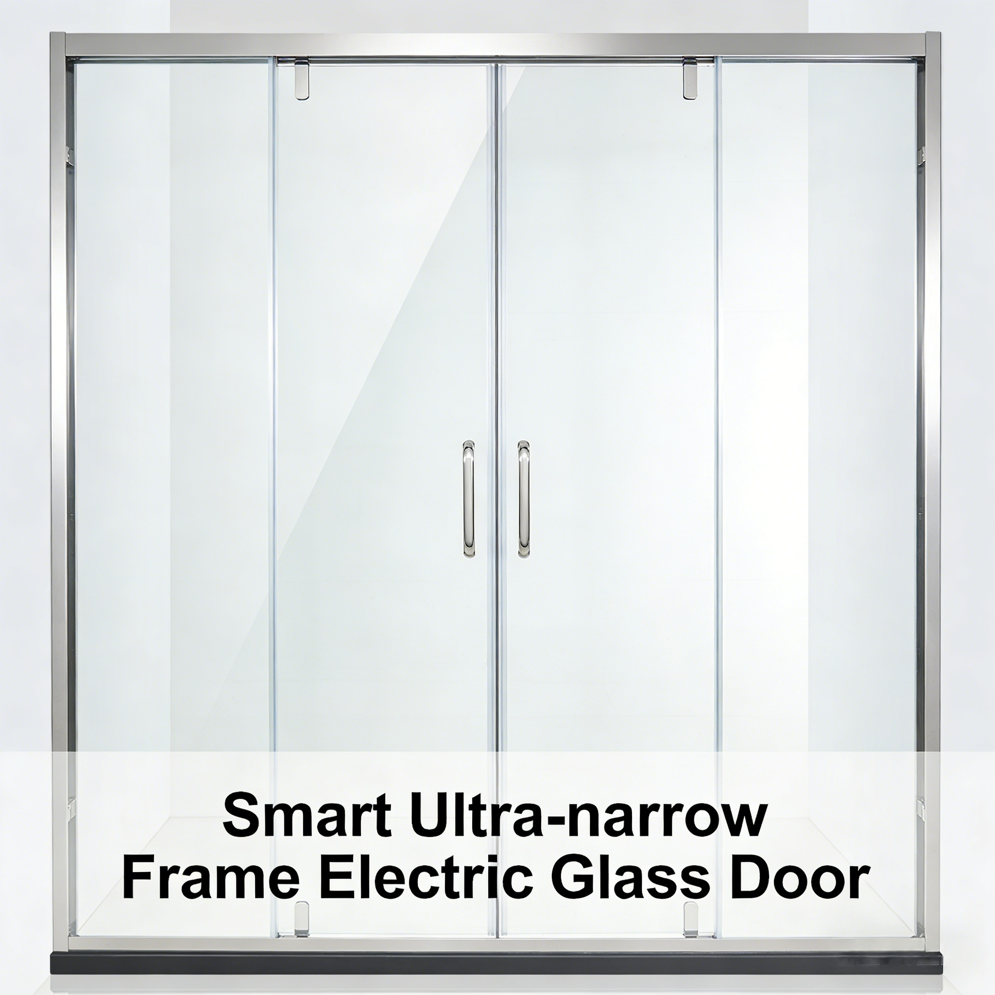 Smart ultra-narrow frame electric glass door Smart ultra-narrow frame electric glass door