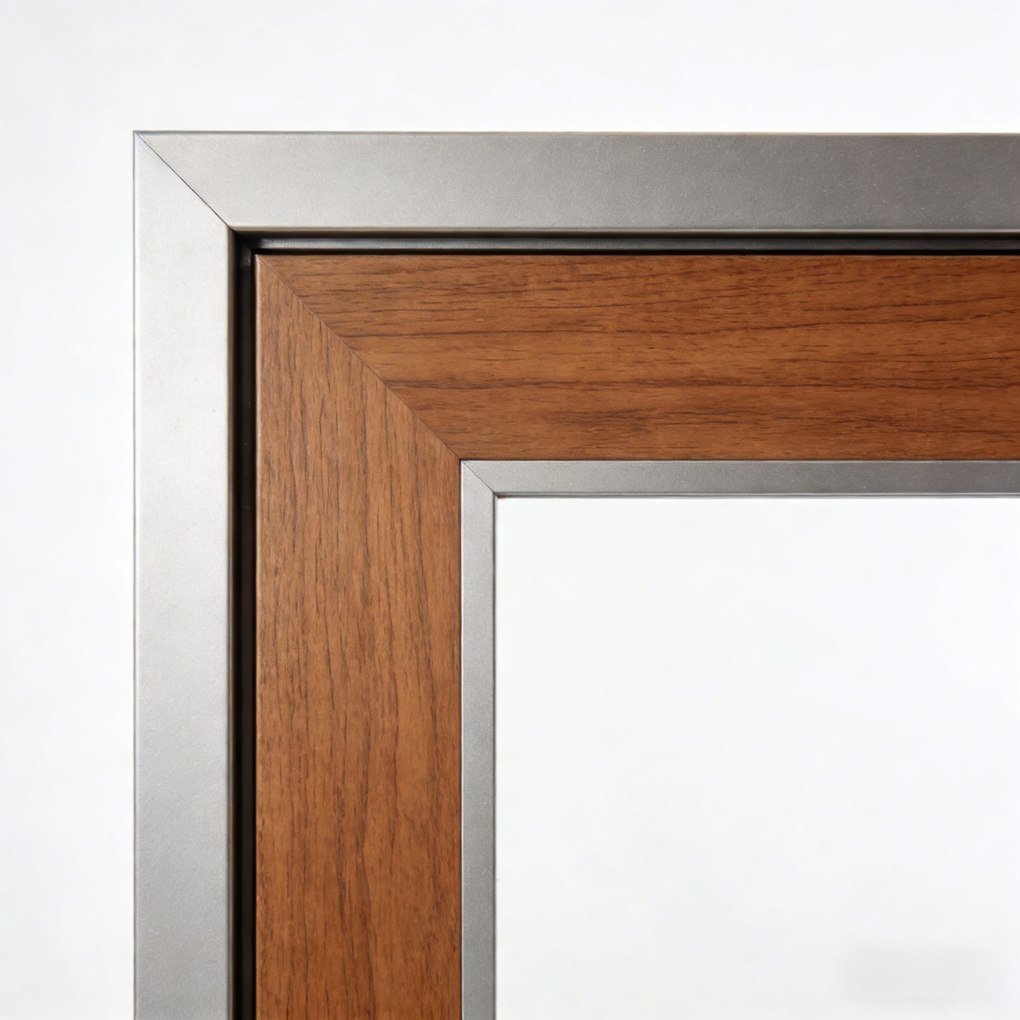 Frameless aluminium wood composite door Frameless aluminium wood composite door