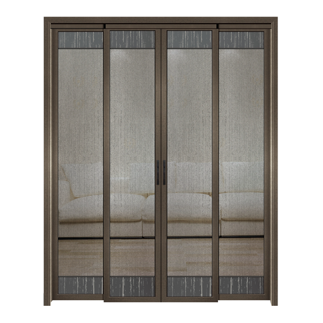 Alu alloy glass folding door Alu alloy glass folding door