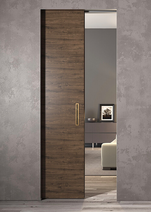 Indoor Ultra-narrow Alloy Pocket Door