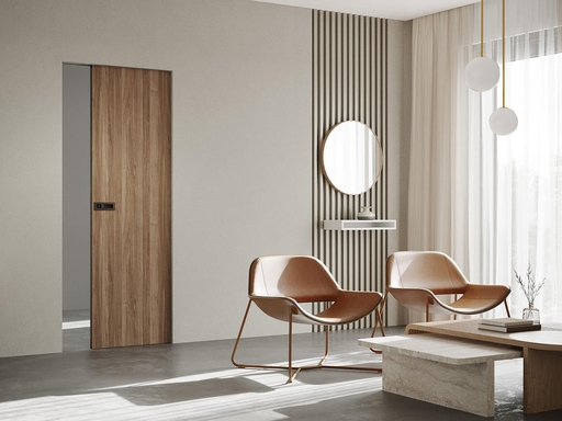 Lightweight Ultra-narrow Aluminum Pocket Door