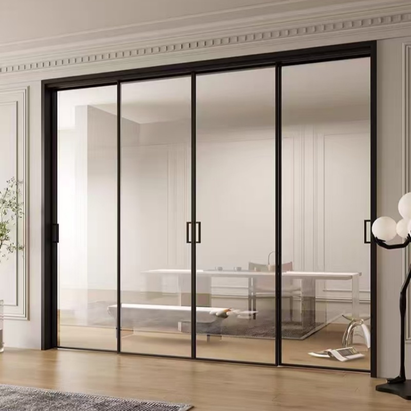 Ultra-narrow Frame Aluminum Linkage Door