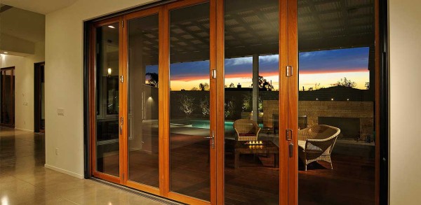 Linked Aluminum Wood Door
