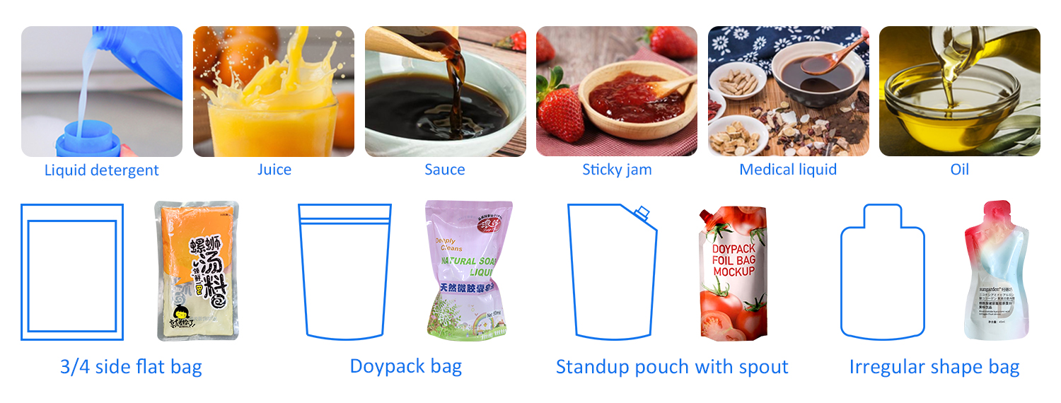 Laundry detergent packaging machine