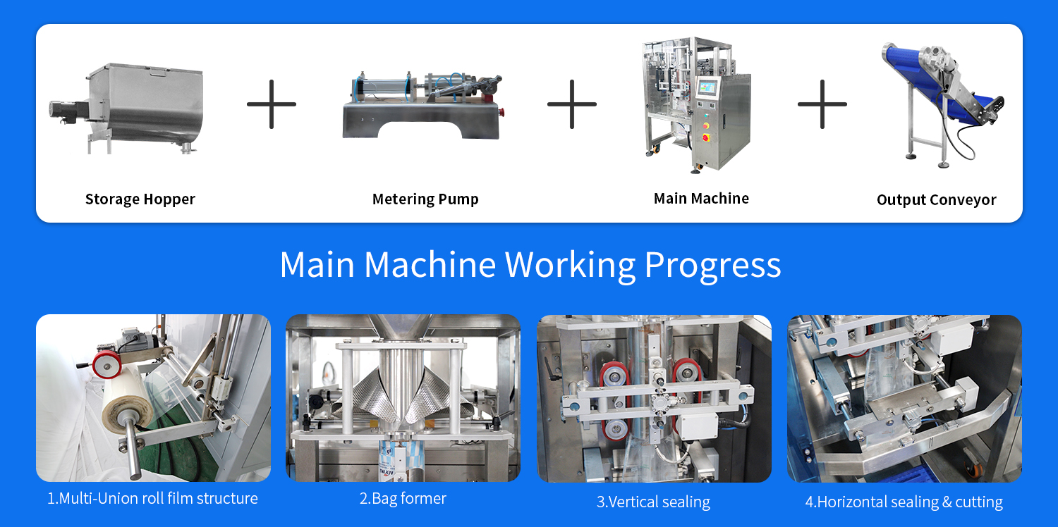 VFFS liquid packing machine