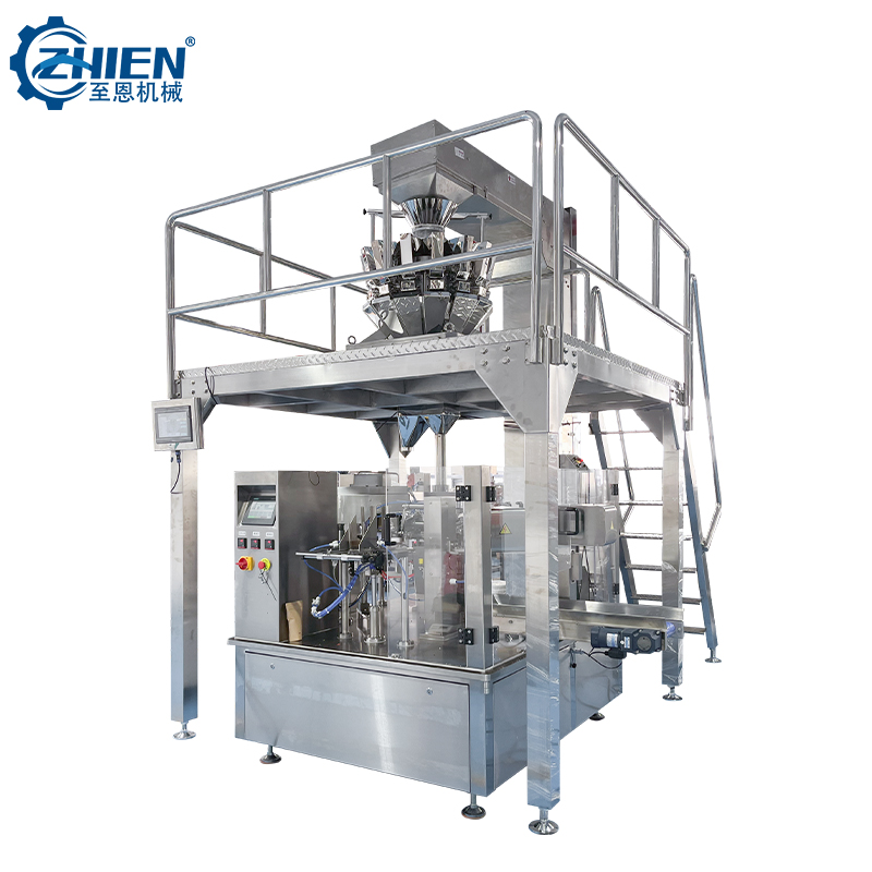 Zip Lock Bag Oatmeal Dried Fruit Nuts Packing Machine