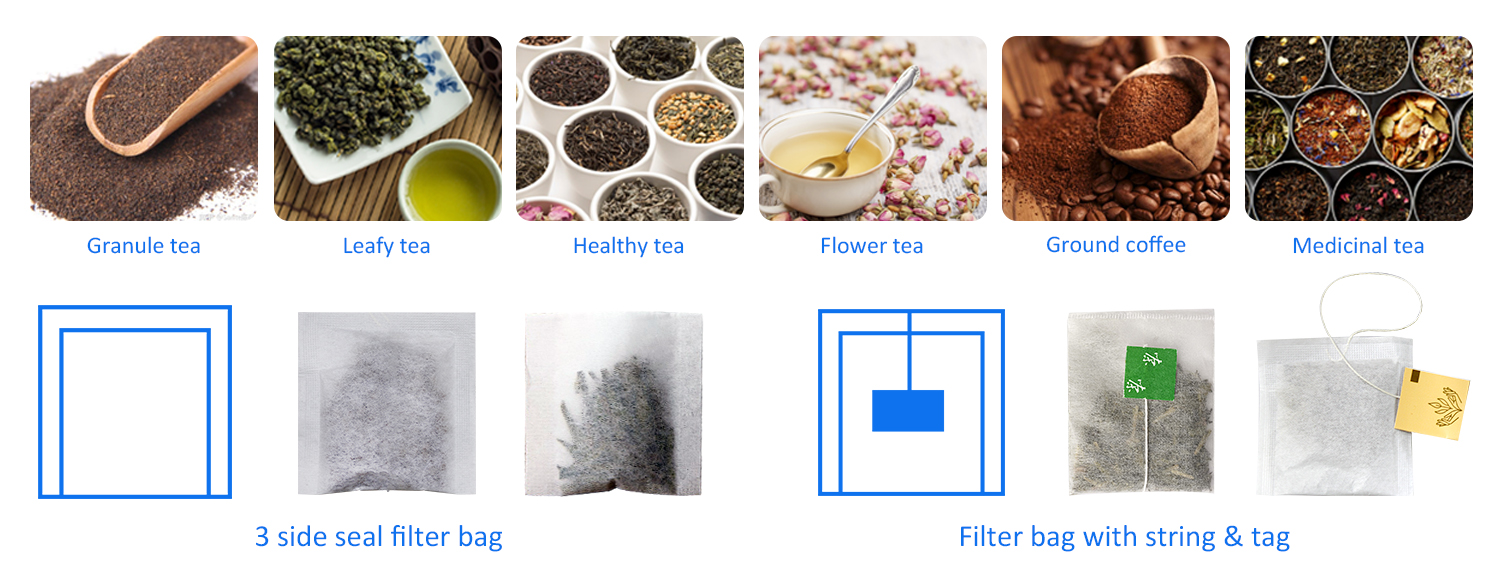 Filter Paper Tea Bag Packaging Machine Filter Paper Tea Bag Packaging Machine