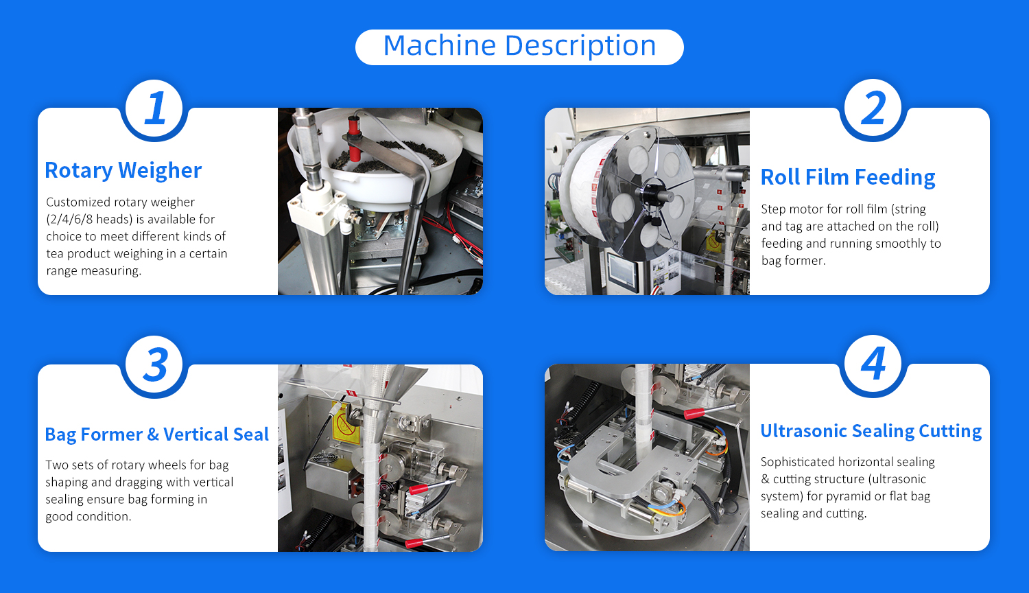 Biodegradable Triangle Tea Bag Packing Machine Biodegradable Triangle Tea Bag Packing Machine