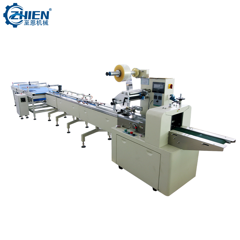Wafers Biscuit Automatic Feeding Sorting Packing Line