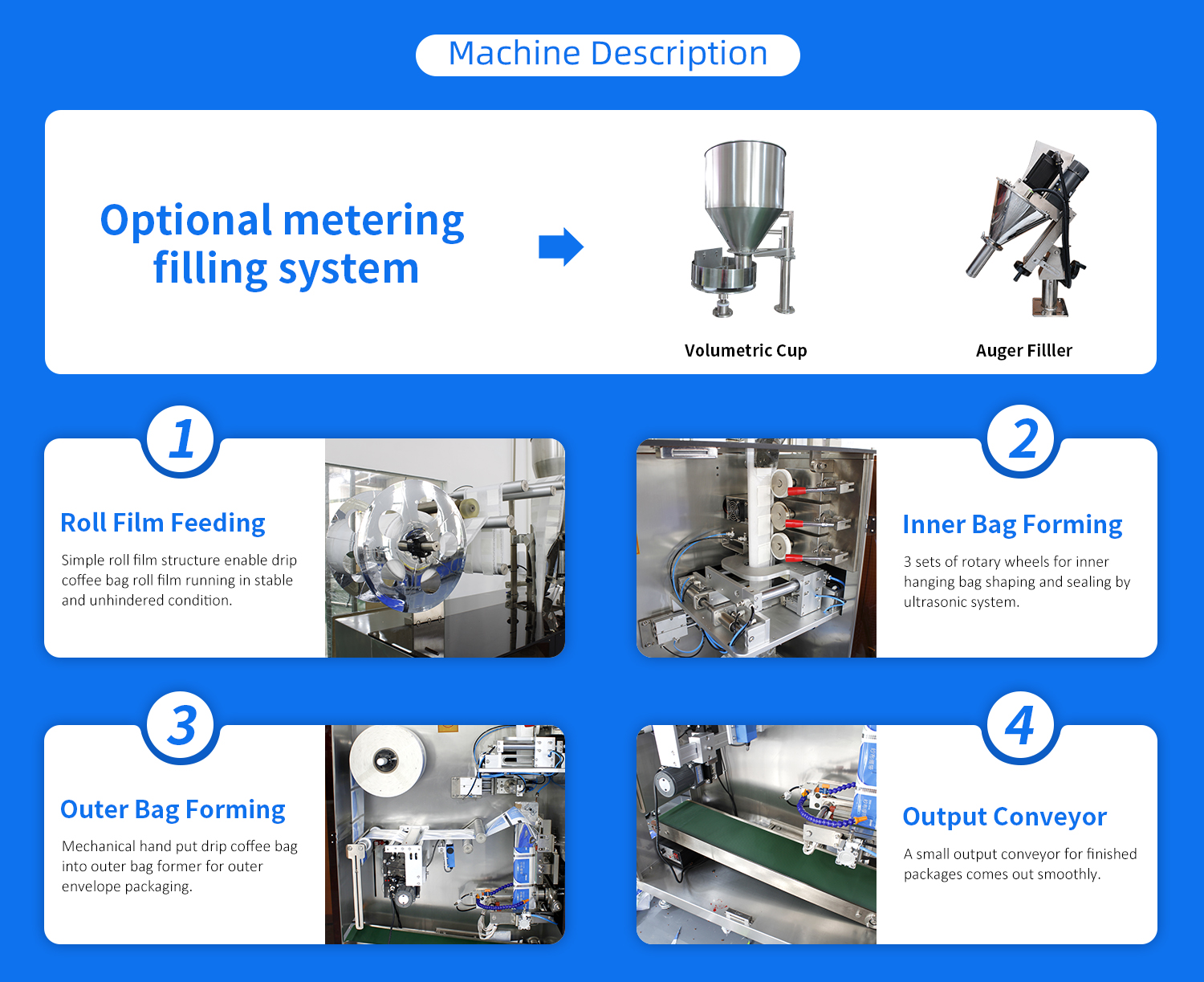 coffee bag packaging machine coffee bag packaging machine