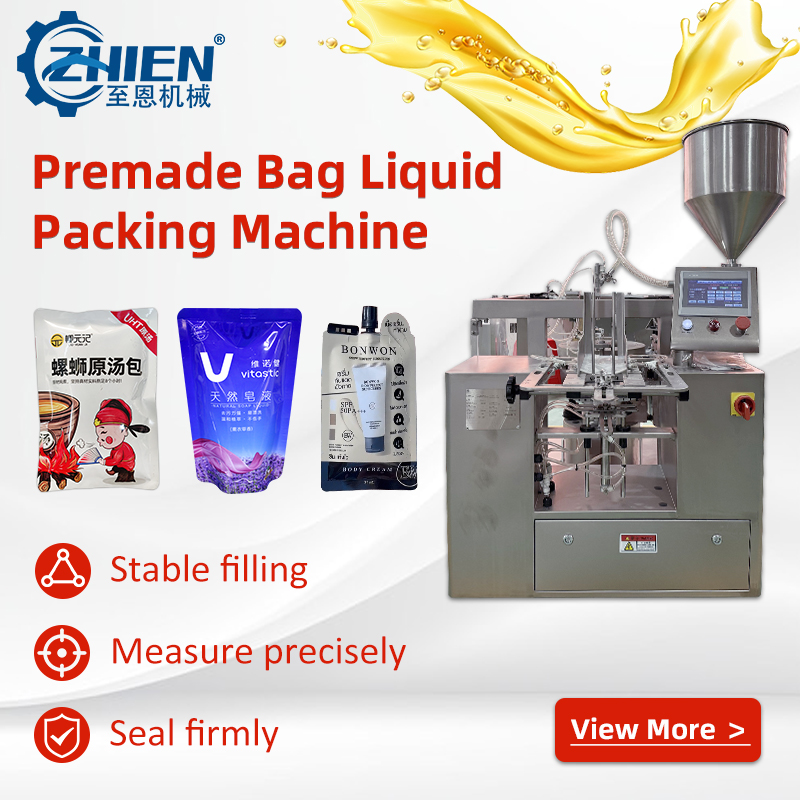 Liquid Premade Doypack Packing Machine – Ultimate Stand-Up Pouch Packaging Solution for Sauce, Juice & Edible Oil