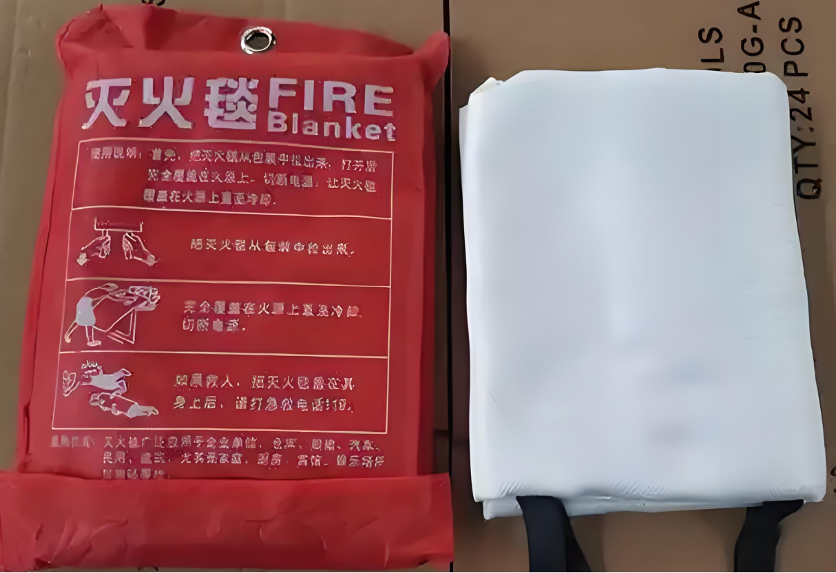 Fire blankets for hotels, shopping malls, and homes