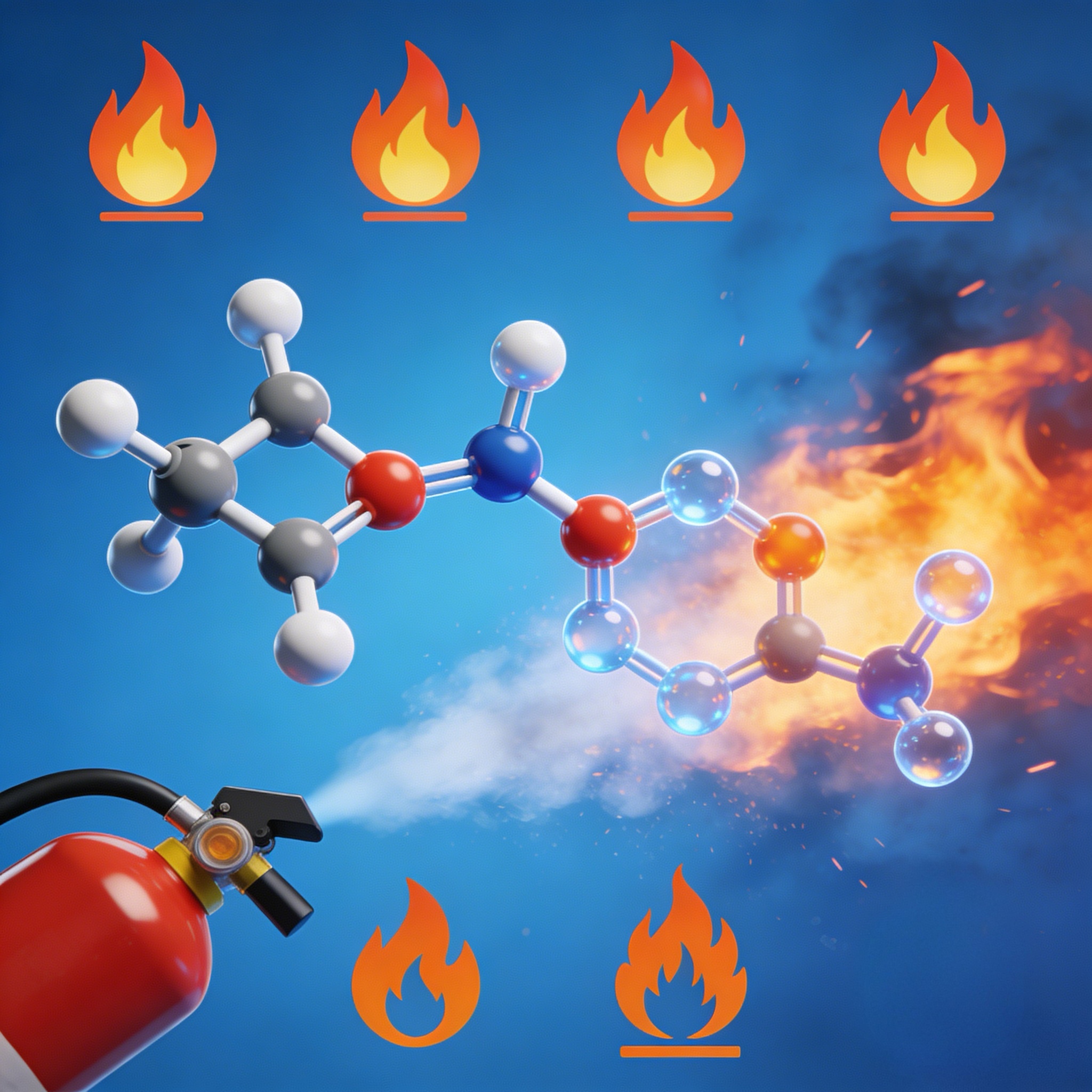 Fire extinguishing principle of perfluorohexanone