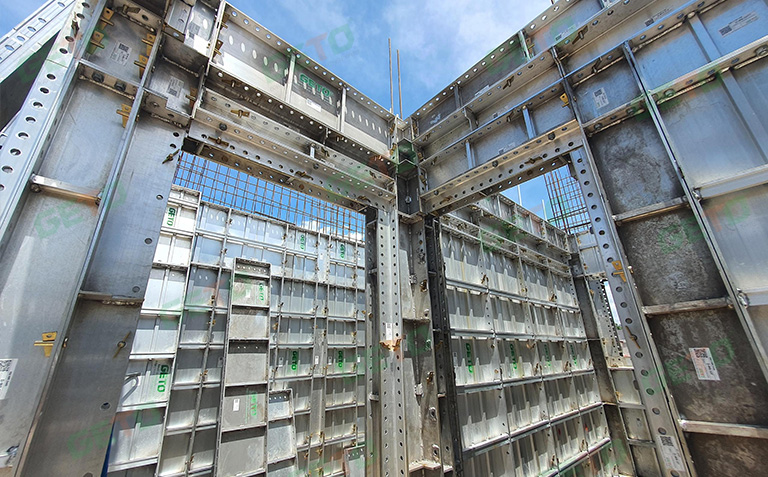 Residential building project Aluminum formwork-Southeast Asia