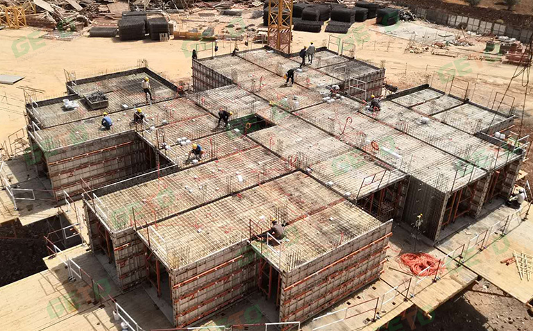 Residential building project-Aluminum formwork