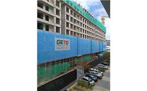 Residential building-Self-climbing platform
