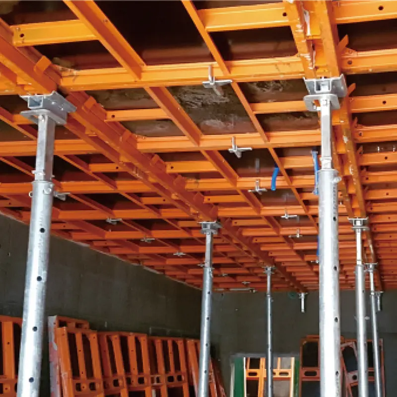Steel-framed formwork