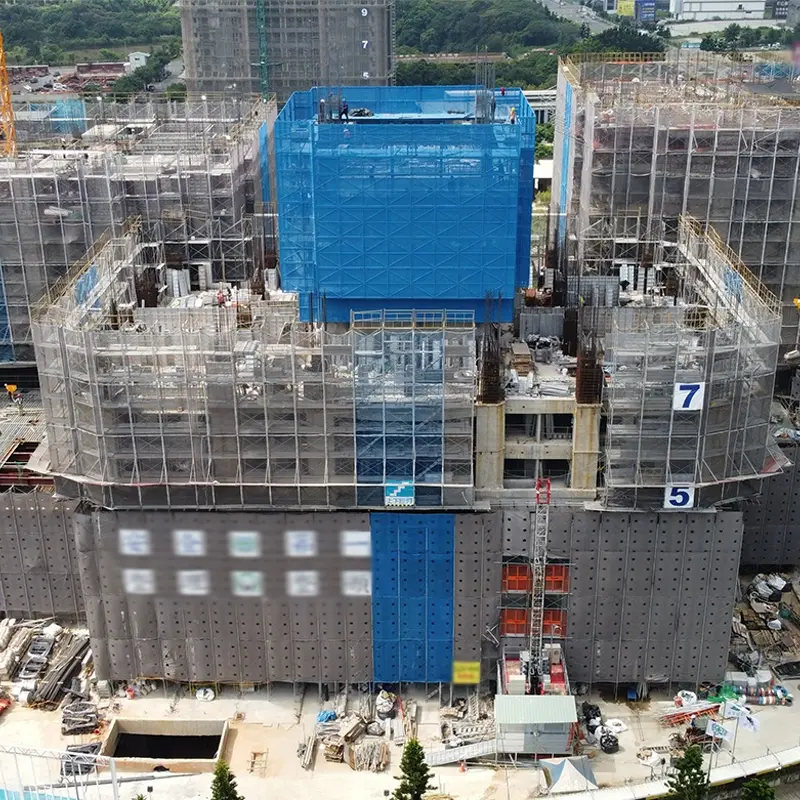 Automatic hydraulic climbing formwork system Automatic hydraulic climbing formwork system