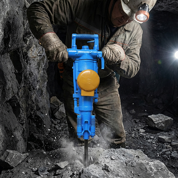 Y19A Air‑Leg Rock Drill – 19 kg Pneumatic Jack Hammer for Underground Drilling