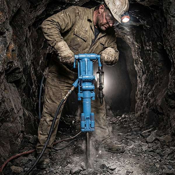 Pneumatic Air Leg Rock Drill Pneumatic Air Leg Rock Drill