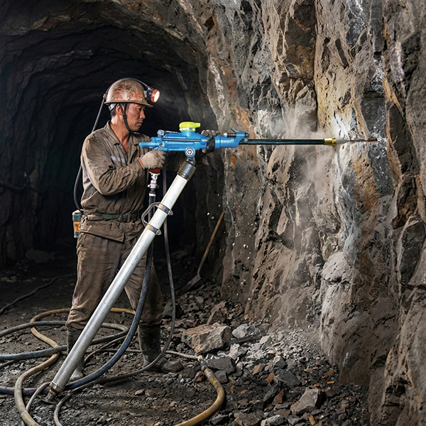 YT29 Pneumatic Air‑Leg Rock Drill – 26.5 kg Pneumatic Rock Drill for 34–45 mm Holes