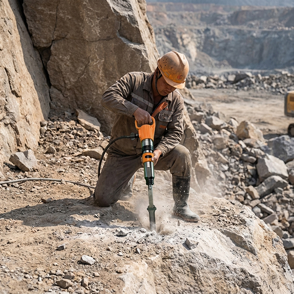 G15 Pneumatic Air Pick Hammer – High-Impact Pneumatic Hammer for Heavy Duty Breaking Work