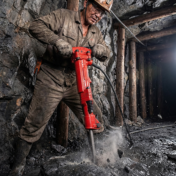 TPB-60 Pneumatic Breaker Hammer – Practical Pneumatic Breaker for Road Repair & Demolition